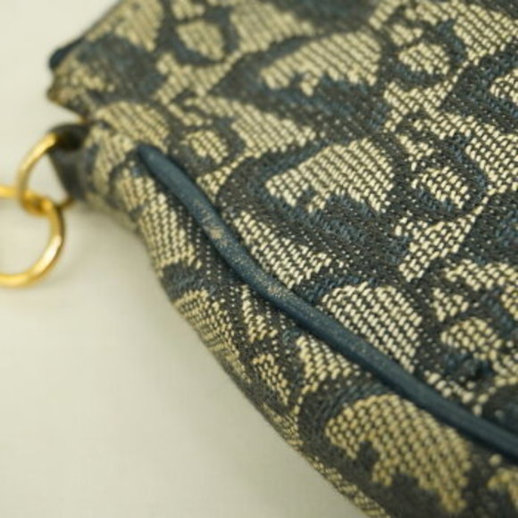 Christian Dior Trotter Canvas Saddle Pouch - Picture 9 of 12